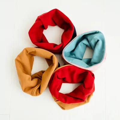 Cuello doble de punto -reversible-